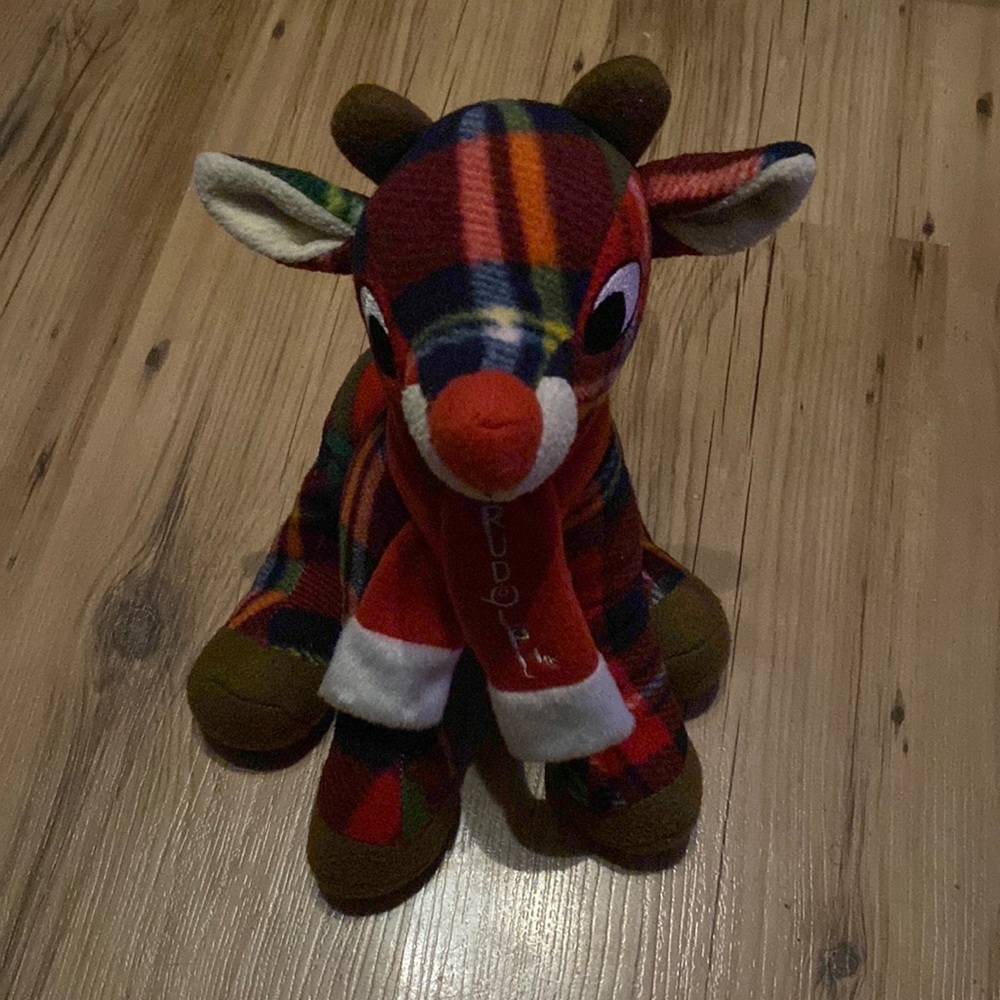 Rudolph the red nose reindeer plush